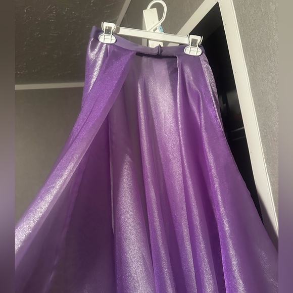 Purple Rachel Allan romper- bodysuit. Size 6. - Picture 6 of 8